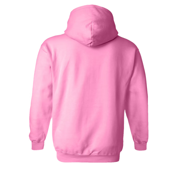 Hoodie - Lichtroze - volwassenen - (ontwerp naar keuze)
