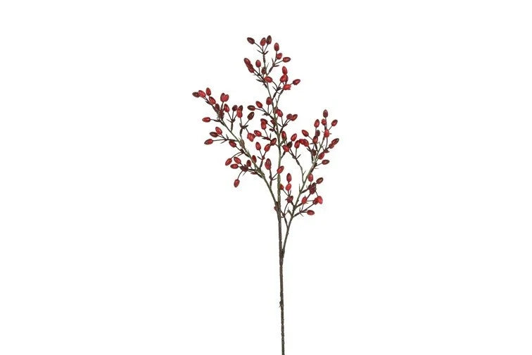 Rozenbottel burgundy (kunstbloem)