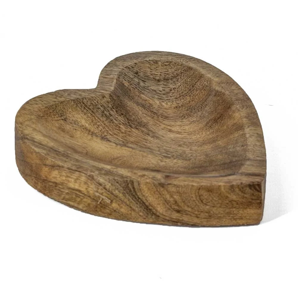 Houten schaaltje hart