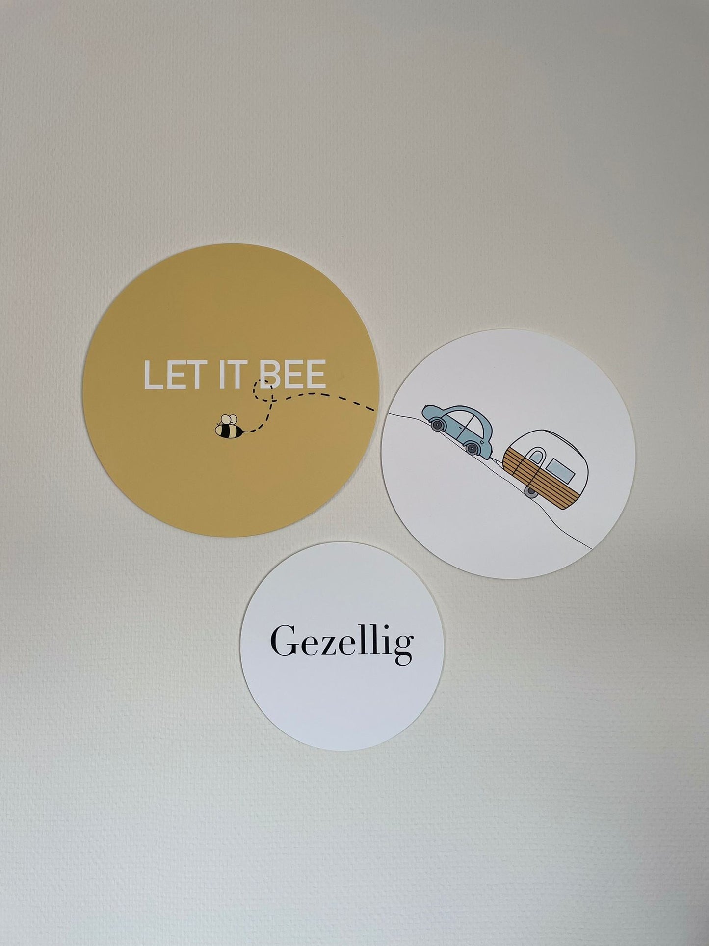 Muurcirkel Let it bee