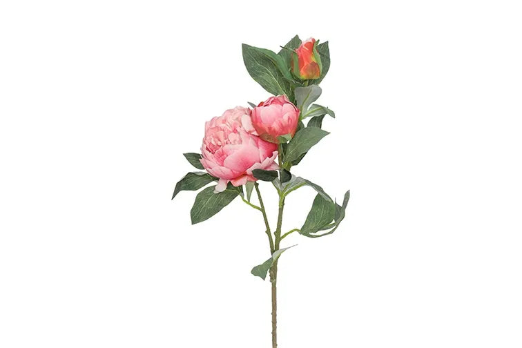 Pioenroos Alertie (kunstbloem)