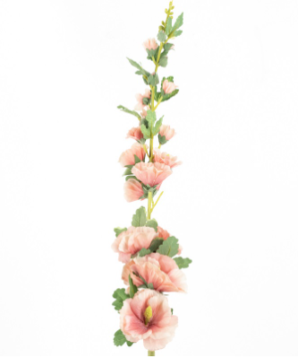 Stokroos 113cm (kunstbloem)