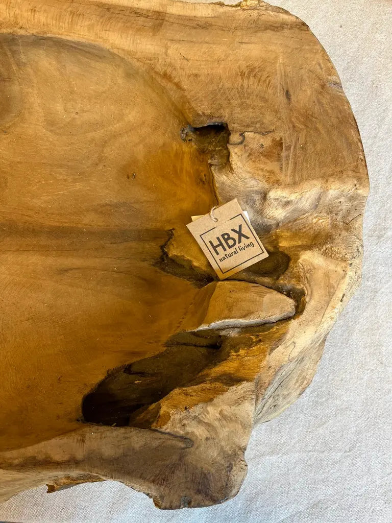 Teak houten schaal klein (one of a kind)