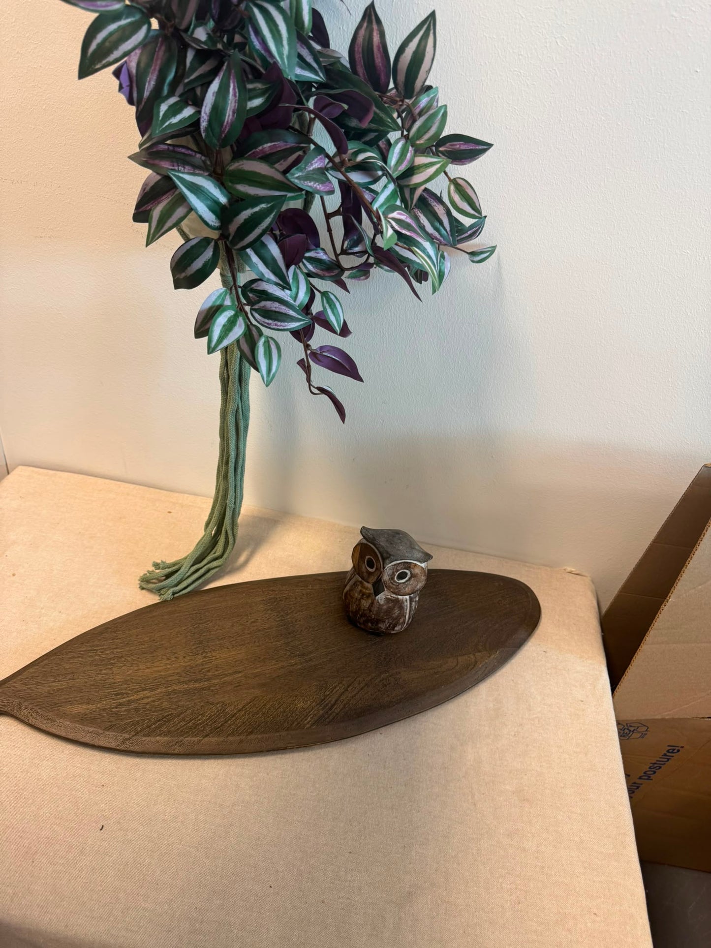 Ornament Uil hout