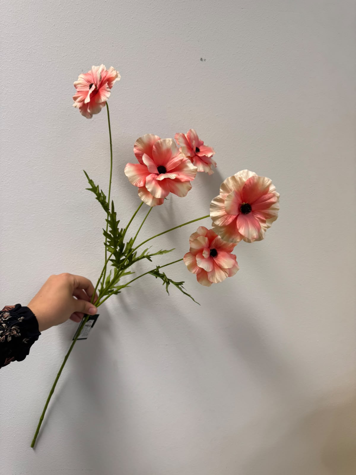 Cosmos koraal UV Kunstbloem