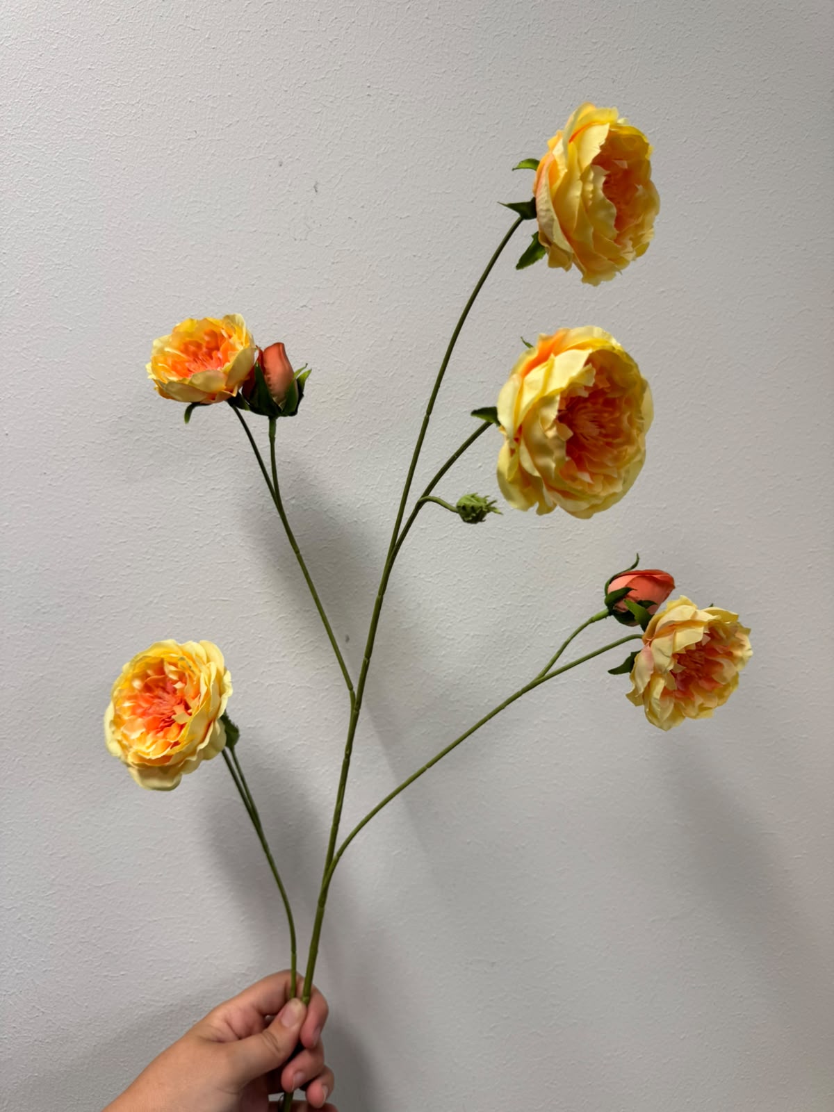 Tuinroos UV Kunstbloem