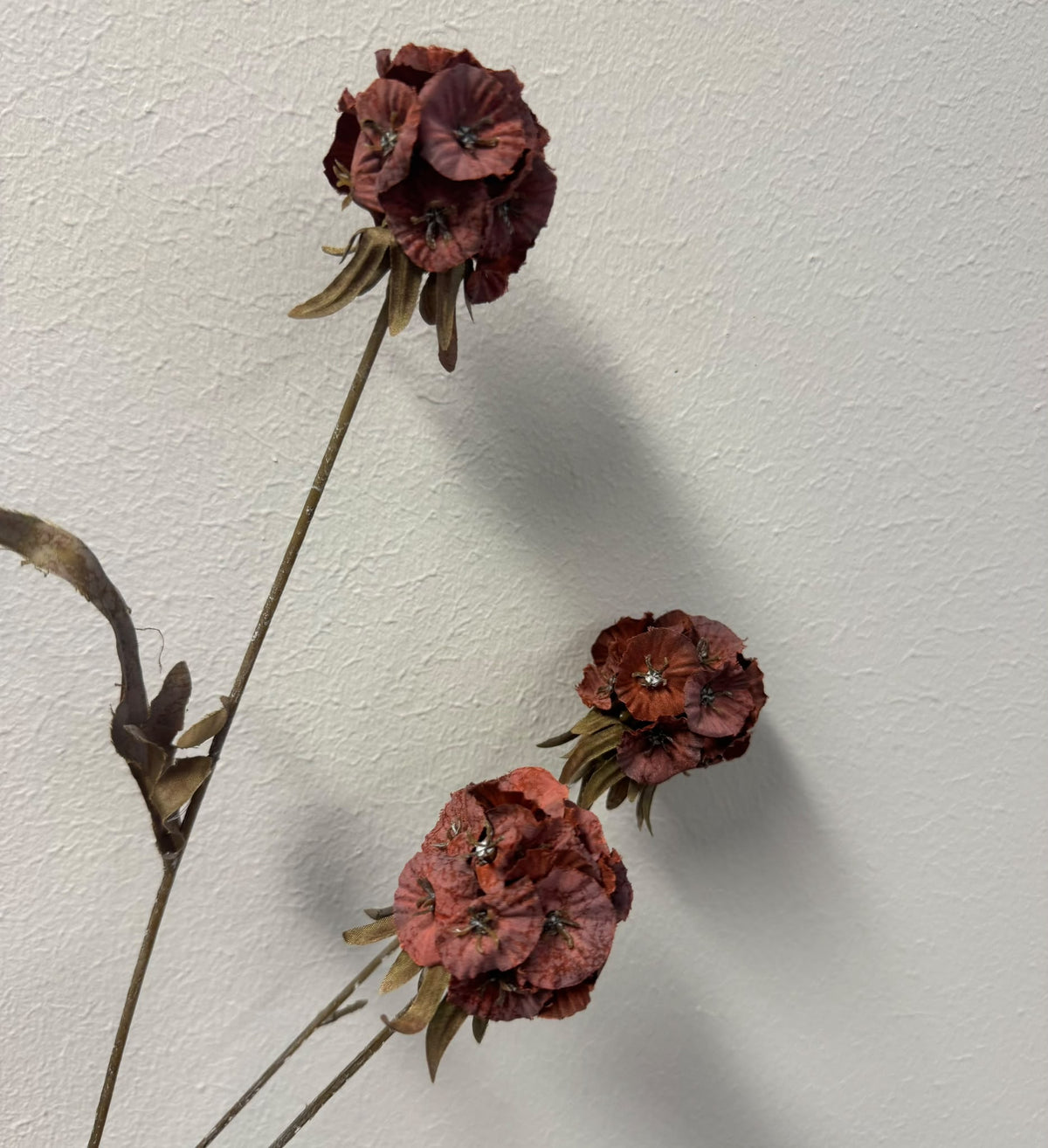 Scabiosa Plum (kunstbloem)