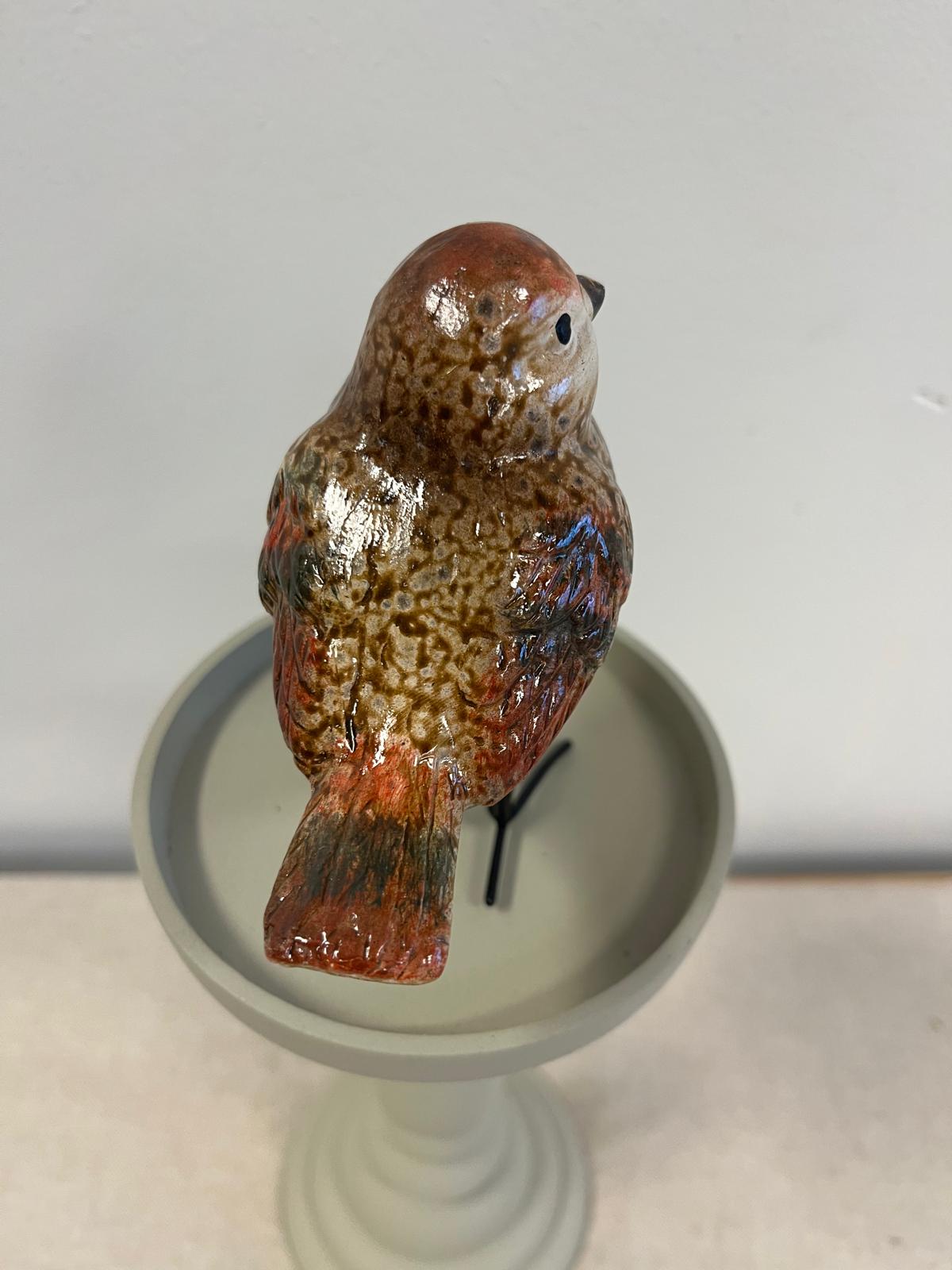 Ornament Roodkop mus op pootjes