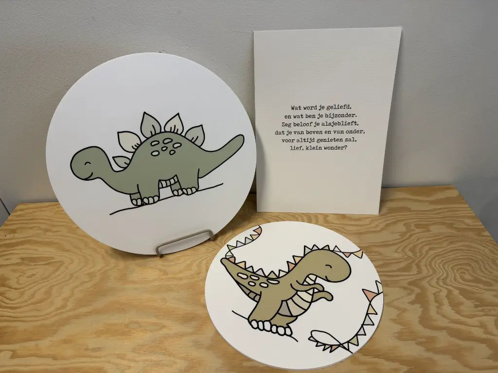 Muurcirkel Stegosaurus