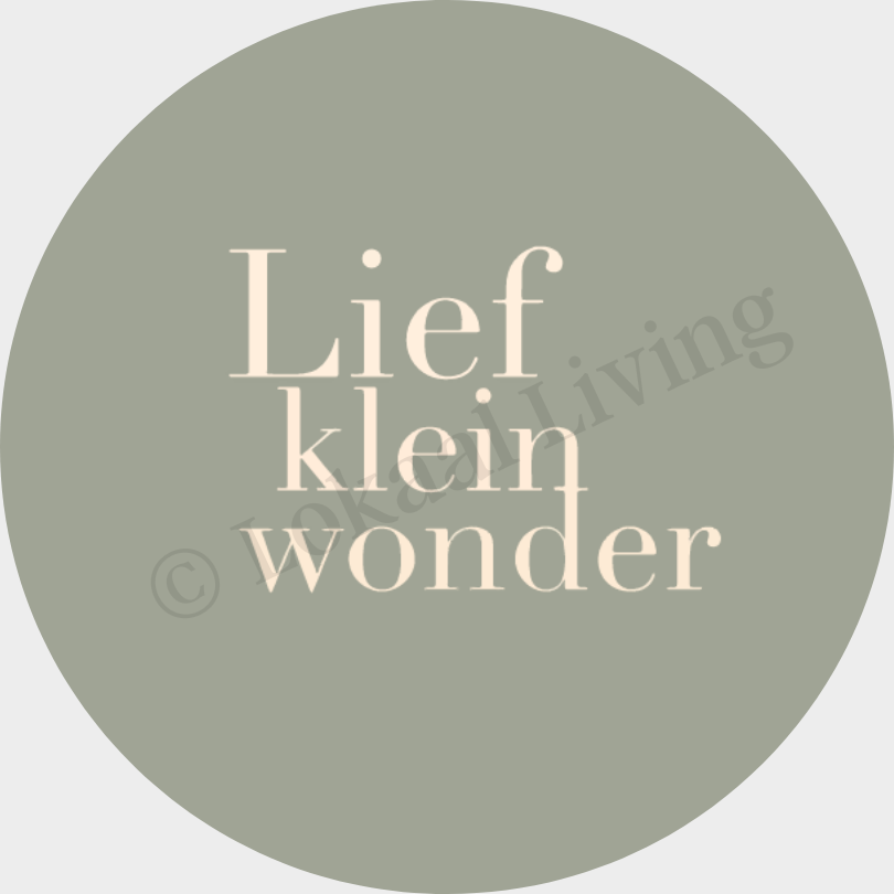 Muurcirkel Lief klein wonder