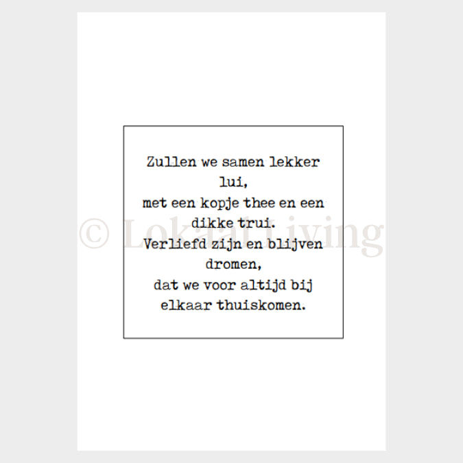 Poster Samen