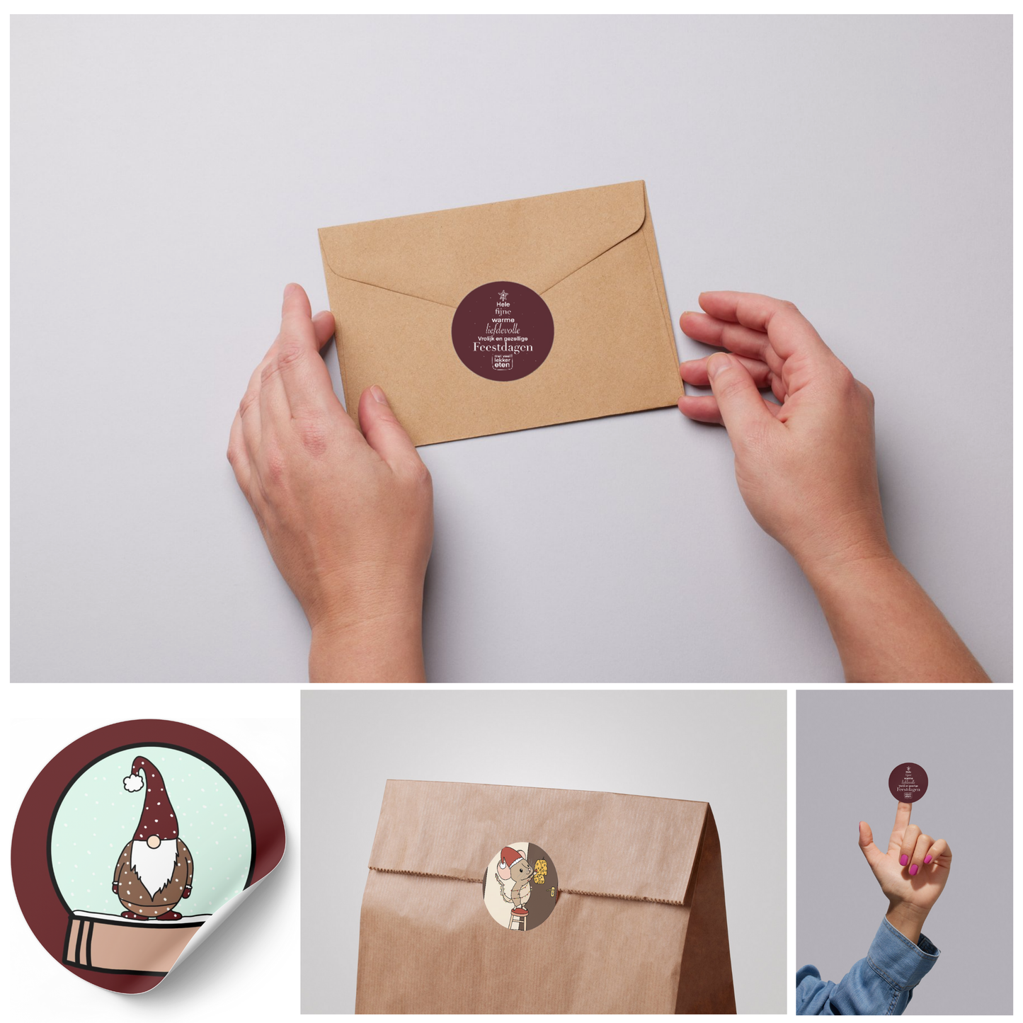 Stickerset Sneeuwbol