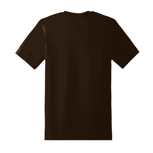 Shirt - Chocolade bruin - volwassenen - (ontwerp naar keuze)