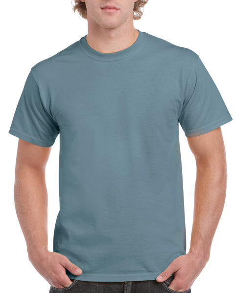 Shirt - lichtblauw - volwassenen - (ontwerp naar keuze)