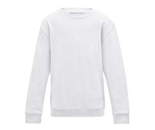 Sweater - Wit - vanaf 1/2 jaar - (ontwerp naar keuze)