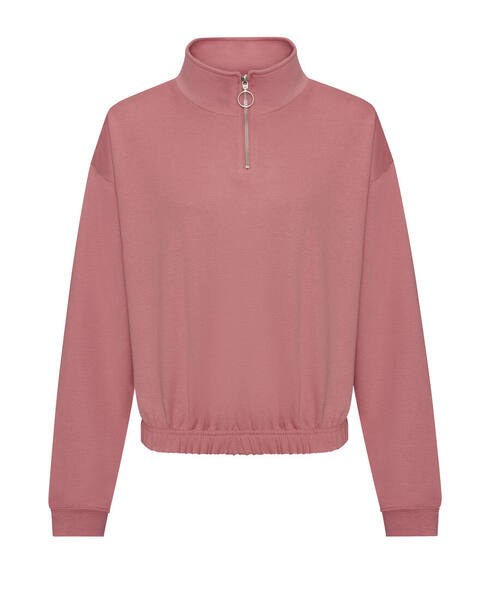 Zipped sweater - Roze - volwassenen - (ontwerp naar keuze)