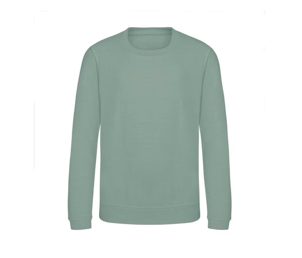 Sweater - Saliegroen - vanaf 1/2 jaar - (ontwerp naar keuze)