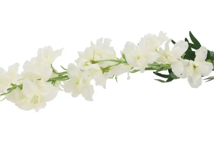 Ridderspoor wit (kunstbloem)