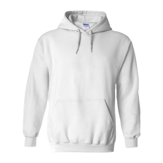 Hoodie - Wit - volwassenen - (ontwerp naar keuze)