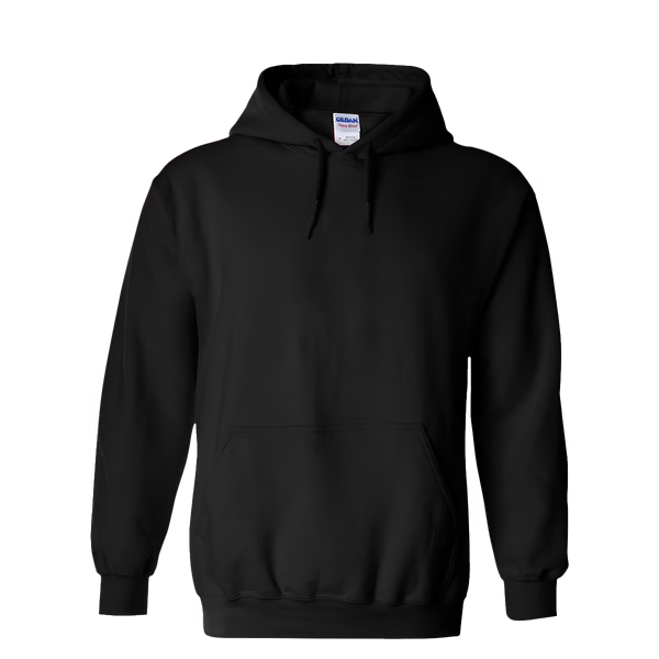 Hoodie - Zwart - volwassenen - (ontwerp naar keuze)