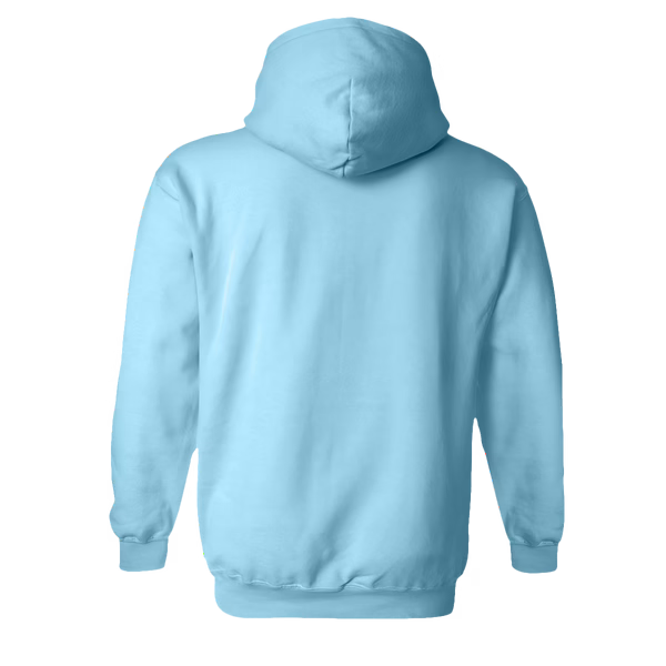 Hoodie - Lichtblauw - volwassenen - (ontwerp naar keuze)