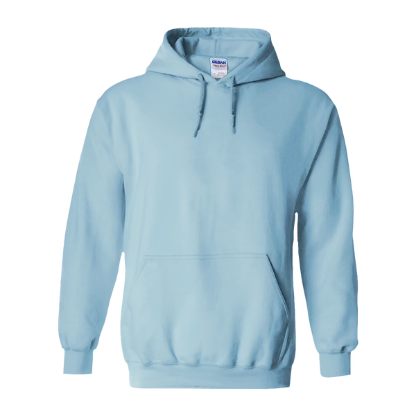 Hoodie - Lichtblauw - volwassenen - (ontwerp naar keuze)