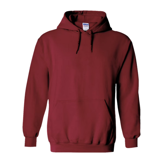 Hoodie - Burgundy - volwassenen - (ontwerp naar keuze)