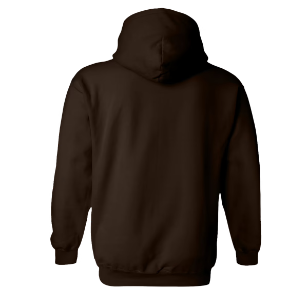 Hoodie - Chocolade bruin - volwassenen - (ontwerp naar keuze)