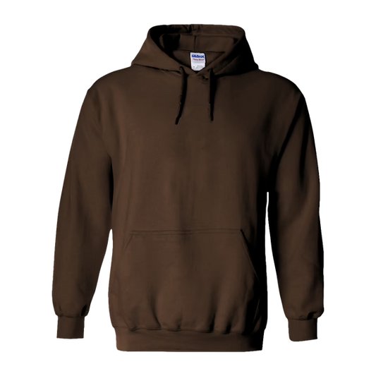 Hoodie - Chocolade bruin - volwassenen - (ontwerp naar keuze)