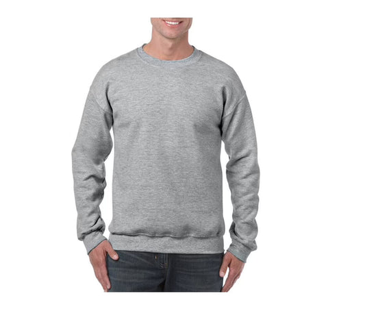 Sweater - Lichtgrijs gemeleerd - volwassenen - (ontwerp naar keuze)