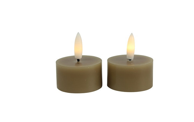 LED waxinelichtjes (was, set van 2)