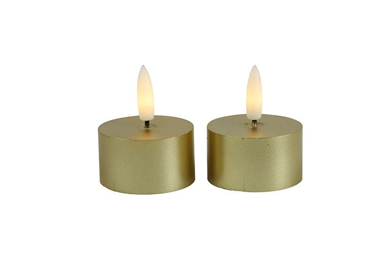 LED waxinelichtjes (was, set van 2)