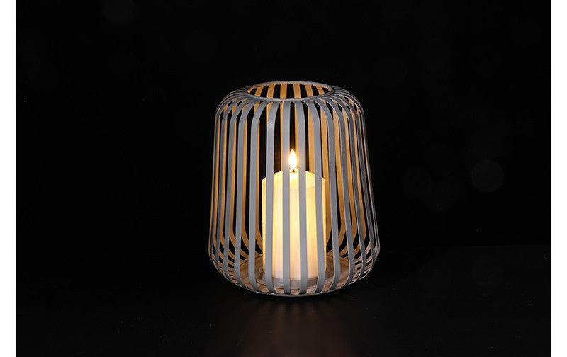 Windlicht met LED kaars