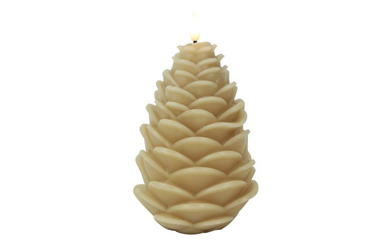 LED Dennenappel Kaars L