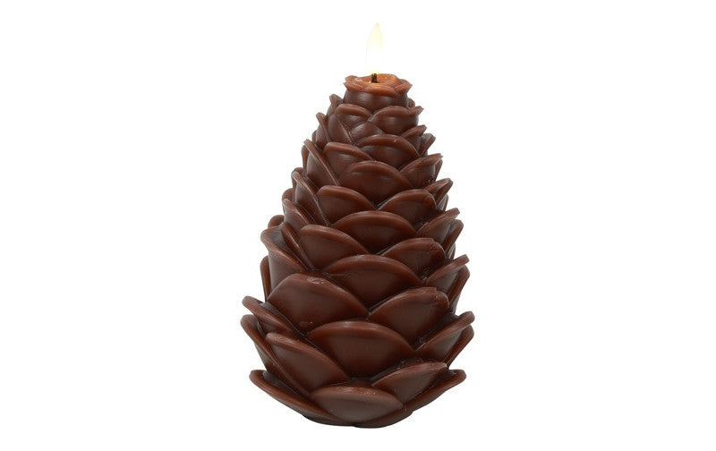 LED Dennenappel Kaars L