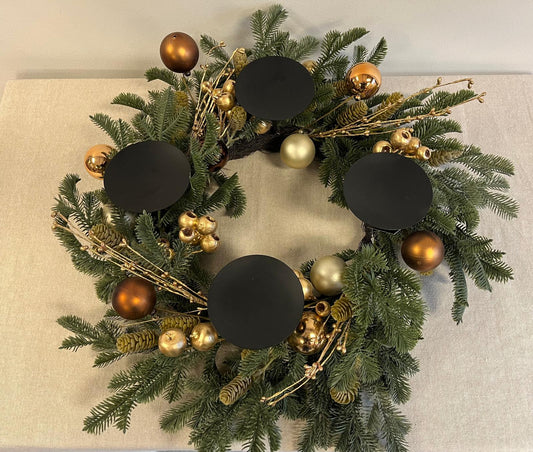 Kaarsenstandaard adventskrans