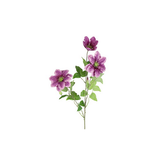 Clematis paars (kunstbloem)