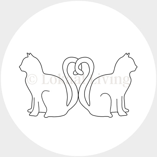 SALE muurcirkel Charlie zwart/wit  - 3mm dikte