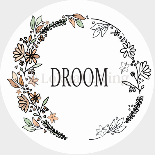 SALE muurcirkel Droom - 3mm dikte