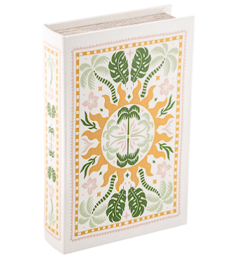 Opbergboek koffietafel botanical 24x16cm