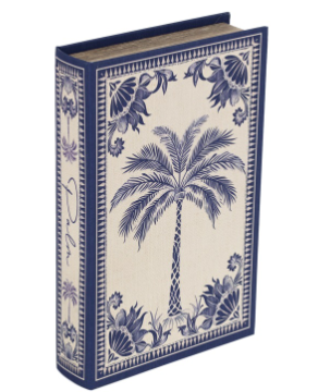 Koffietafelboek Blue Palm 26x17cm