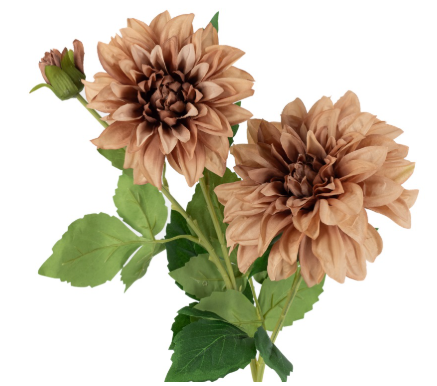 Dahlia Café au Lait (kunstbloem) 63cm