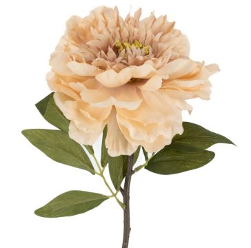 Pioenroos Belle (kunstbloem) 72cm