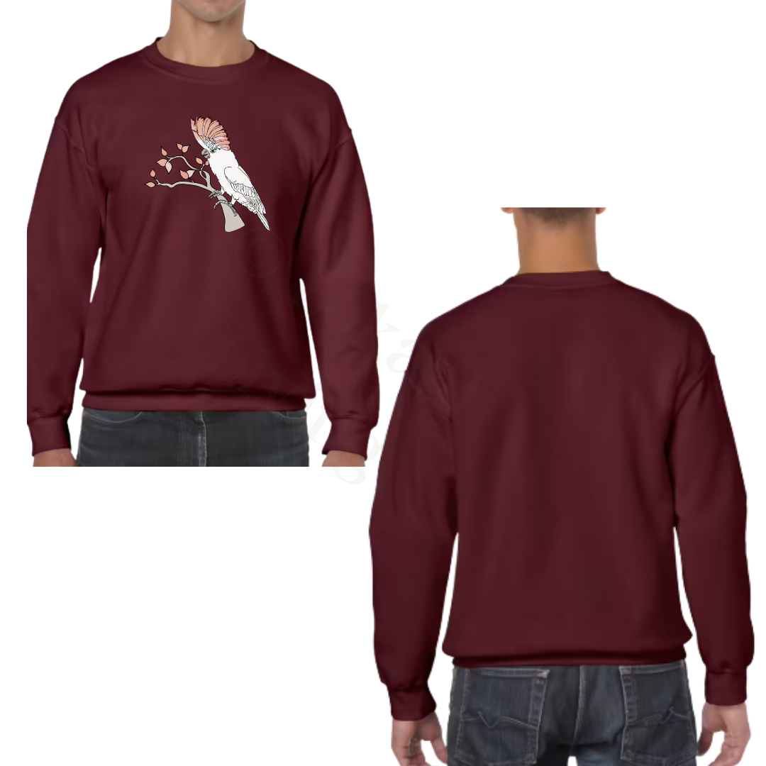 Sweater - burgundy - volwassenen - (ontwerp naar keuze)
