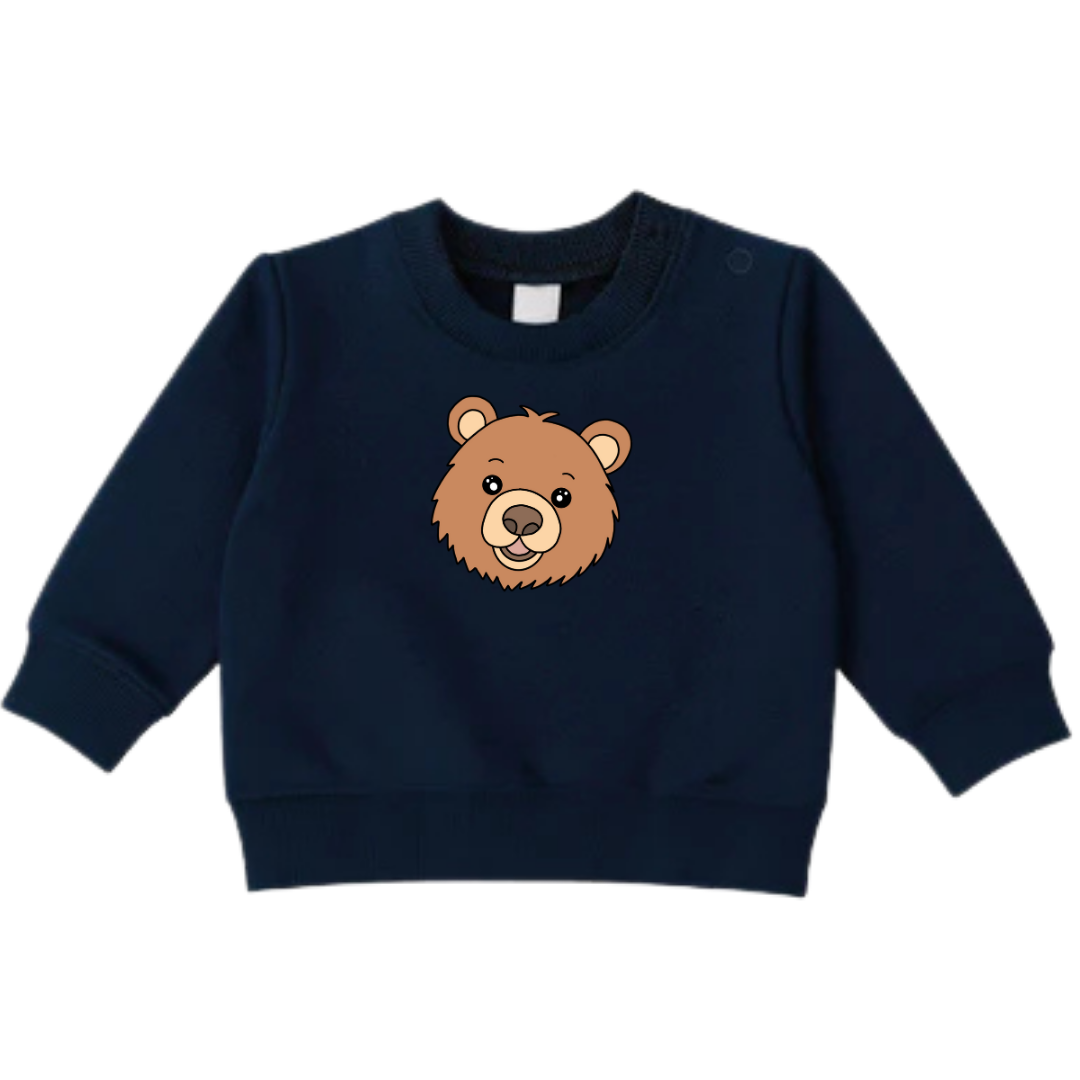 Sweaters - maat 56-104 - Navy - (ontwerp naar keuze)