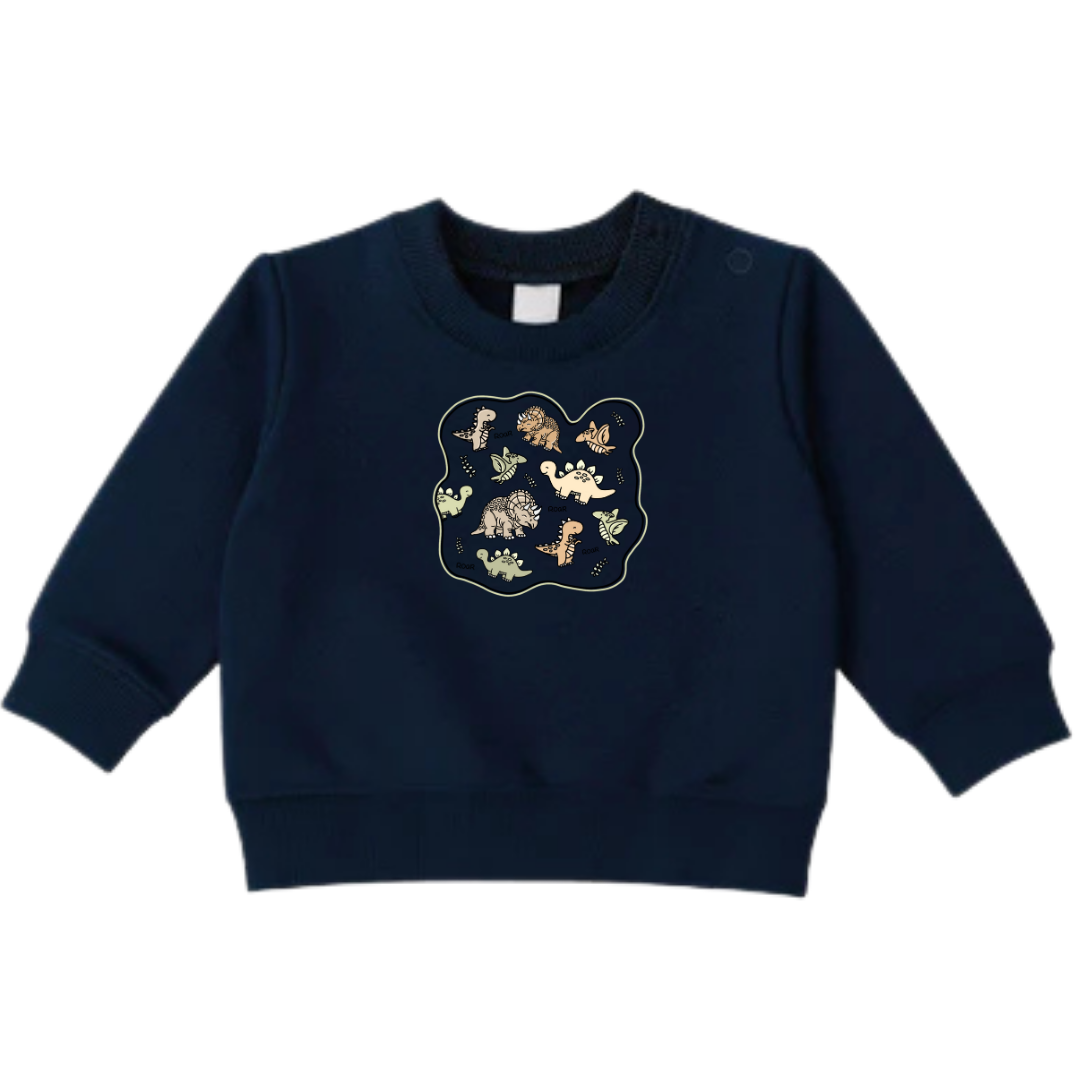 Sweaters - maat 56-104 - Navy - (ontwerp naar keuze)