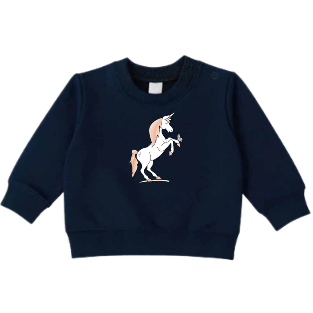 Sweaters - maat 56-104 - Navy - (ontwerp naar keuze)