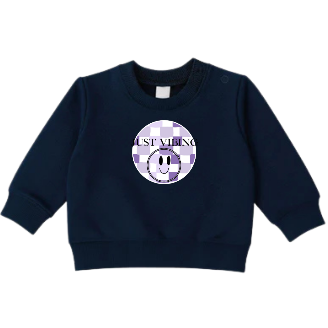Sweaters - maat 56-104 - Navy - (ontwerp naar keuze)