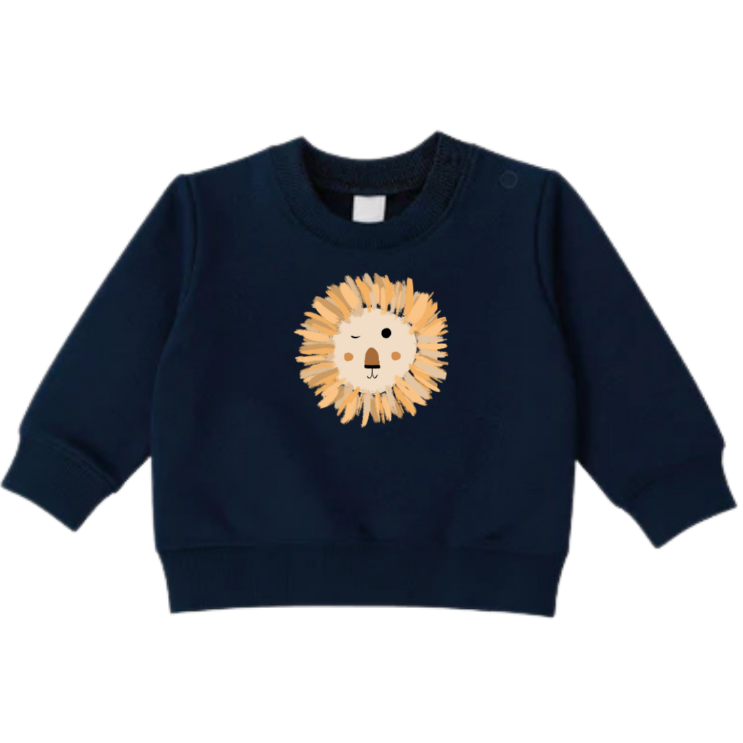 Sweaters - maat 56-104 - Navy - (ontwerp naar keuze)