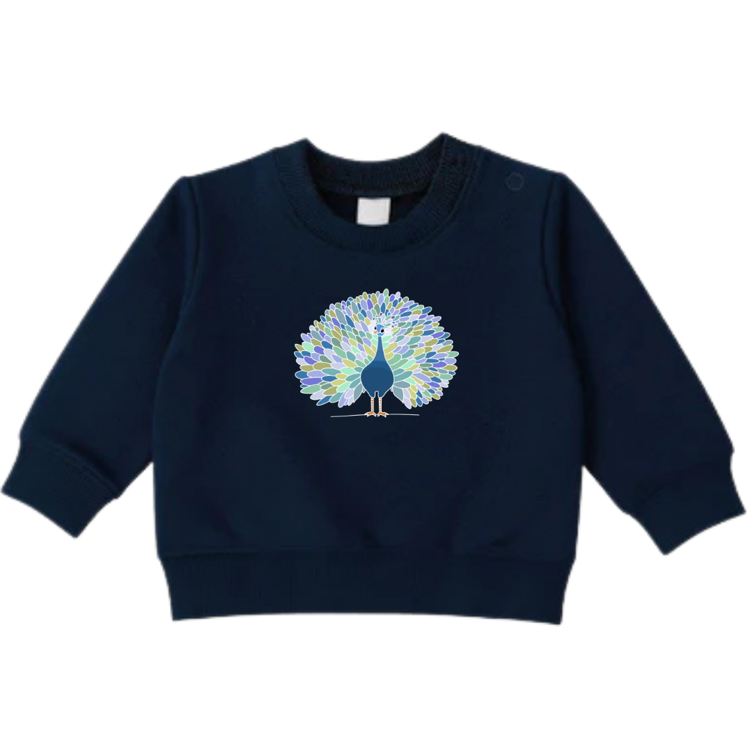 Sweaters - maat 56-104 - Navy - (ontwerp naar keuze)